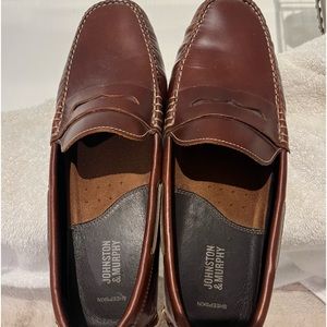 Johnston & Murphy Dress Shoes Loafer driving shoes 25-8422- 11.5